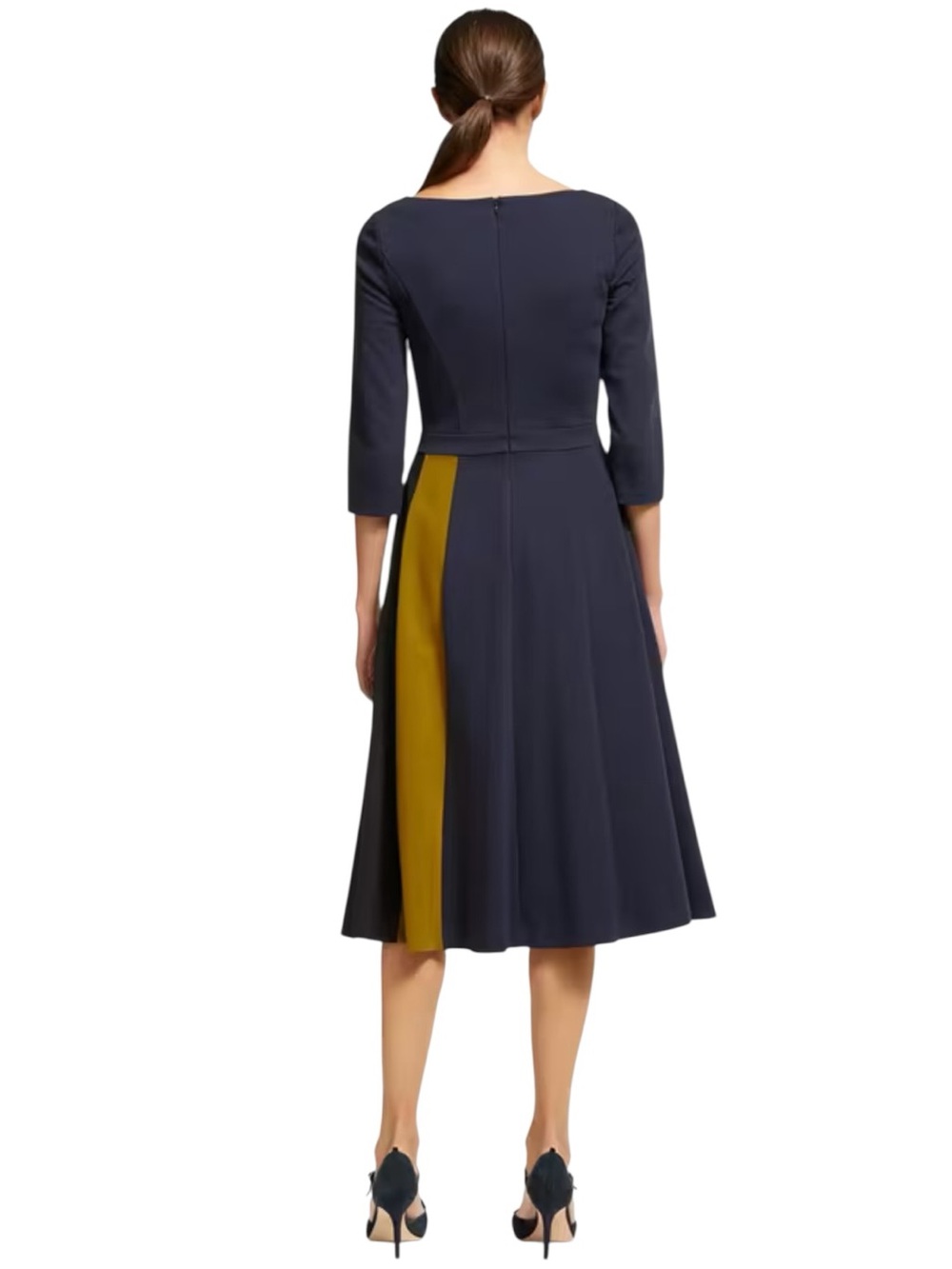 Boden “Claudia” Ponte Colorblock Midi Dress NWT - Picture 5 of 15